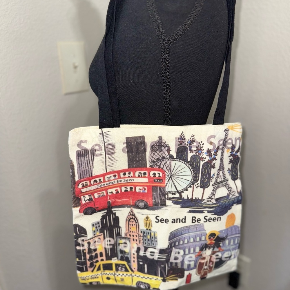 See and‎ Be Seen Graphic Tote Bag